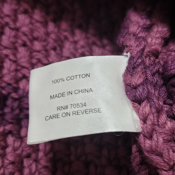 Orvis 100% Cotton Chunky Knit Sweater - Picture 4 of 5